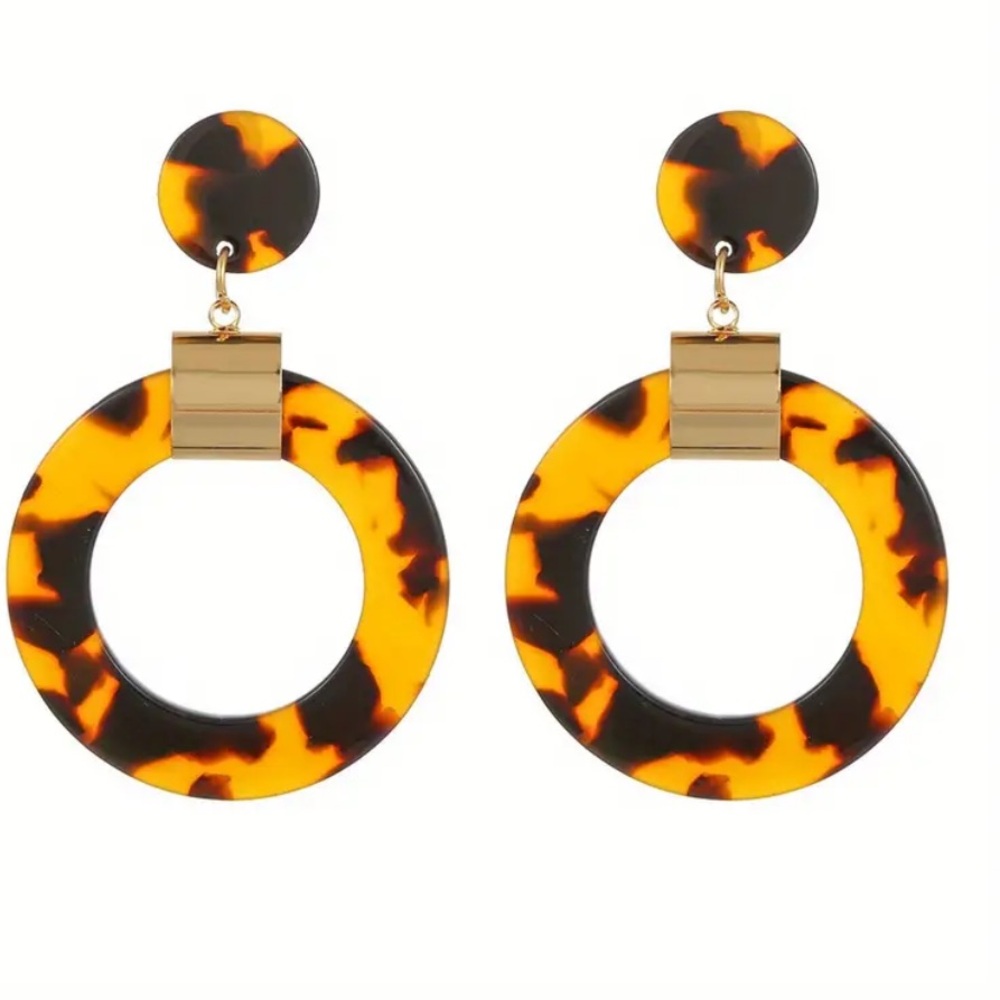 2/20 NWT  Round Dangle Earrings